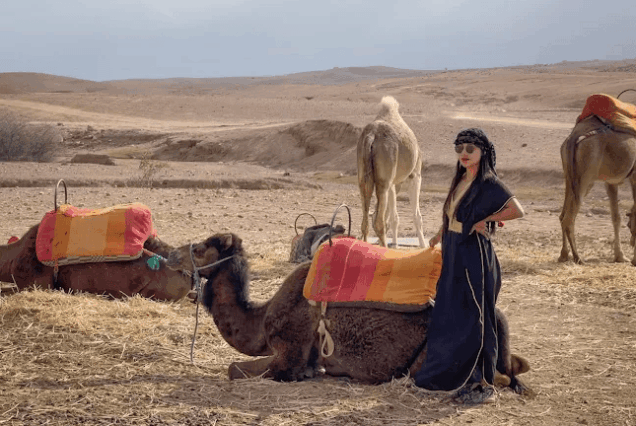 Camel Ride in Agafay Desert – 1 Hour Experience